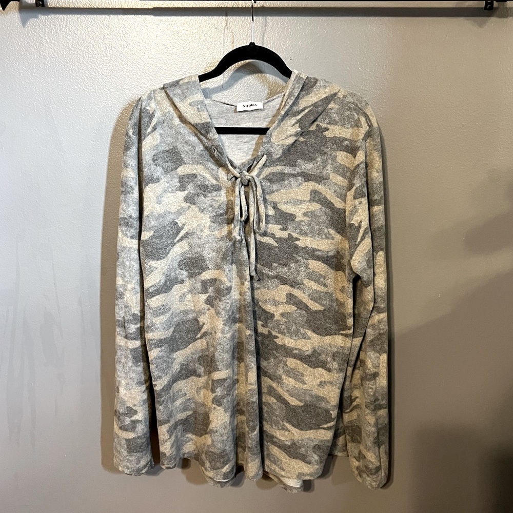 Long Sleeve Camo Top